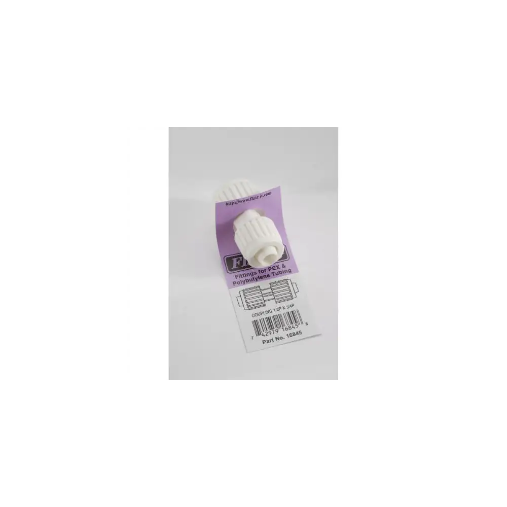 Flair-It PEX Straight Adapter - 1/2" PEX x 3/4" PEX - FLA16845